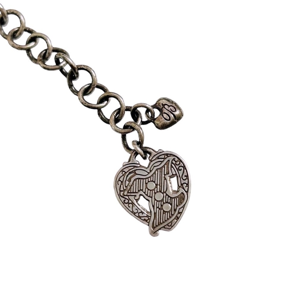 AUTHENTIC BRIGHTON COLLECTIBLES Necklace Pendant Charm GO RED FOR WOMEN With Tin - Picture 9 of 12